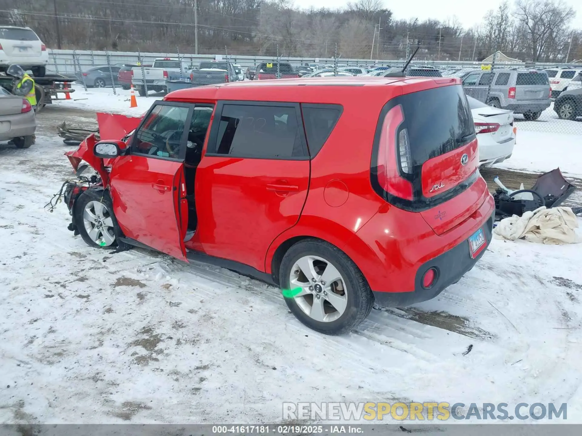 3 Photograph of a damaged car KNDJN2A25K7007070 KIA SOUL 2019