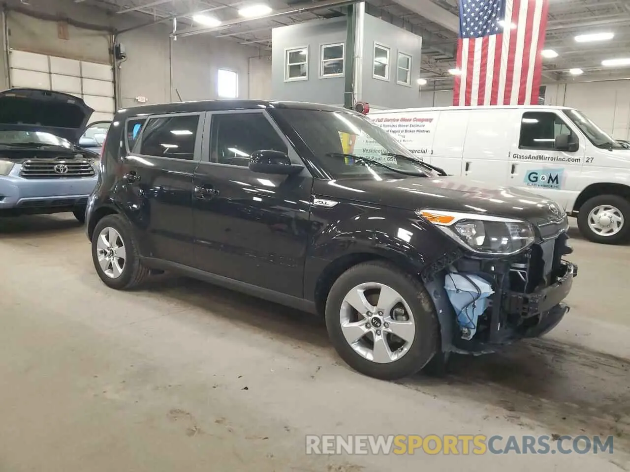 4 Фотография поврежденного автомобиля KNDJN2A25K7016724 KIA SOUL 2019
