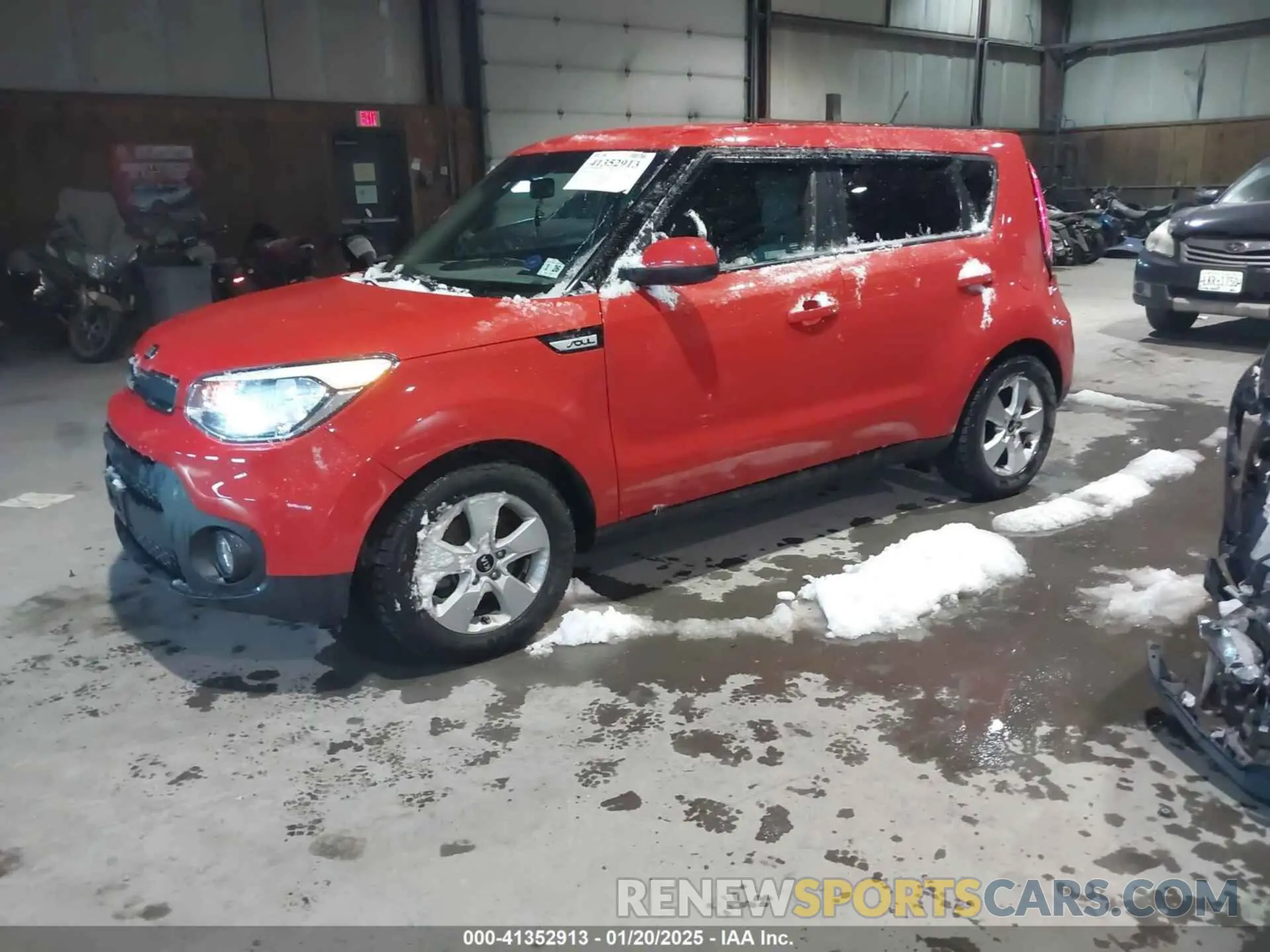 2 Photograph of a damaged car KNDJN2A26K7687612 KIA SOUL 2019