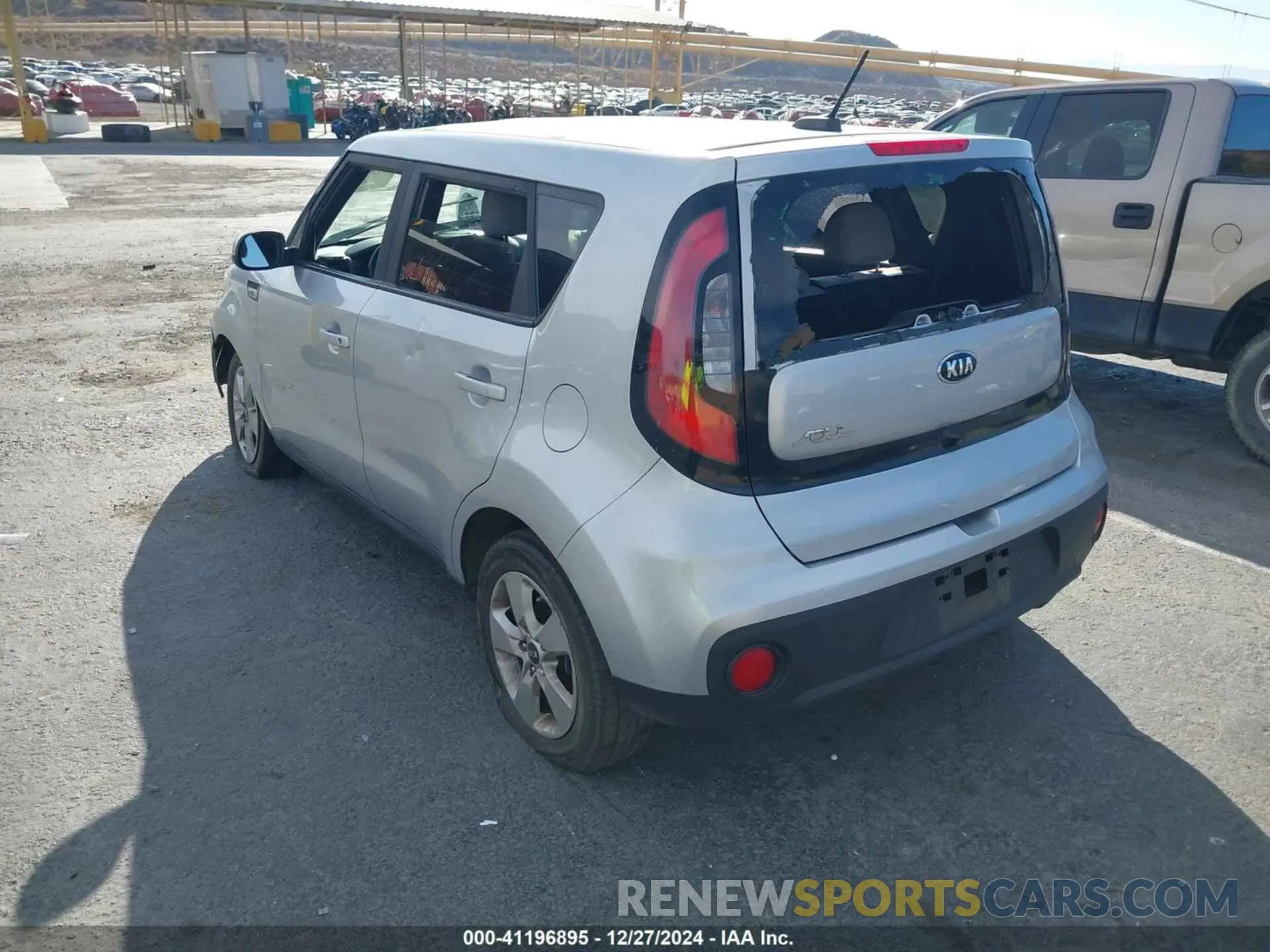 3 Photograph of a damaged car KNDJN2A26K7694320 KIA SOUL 2019