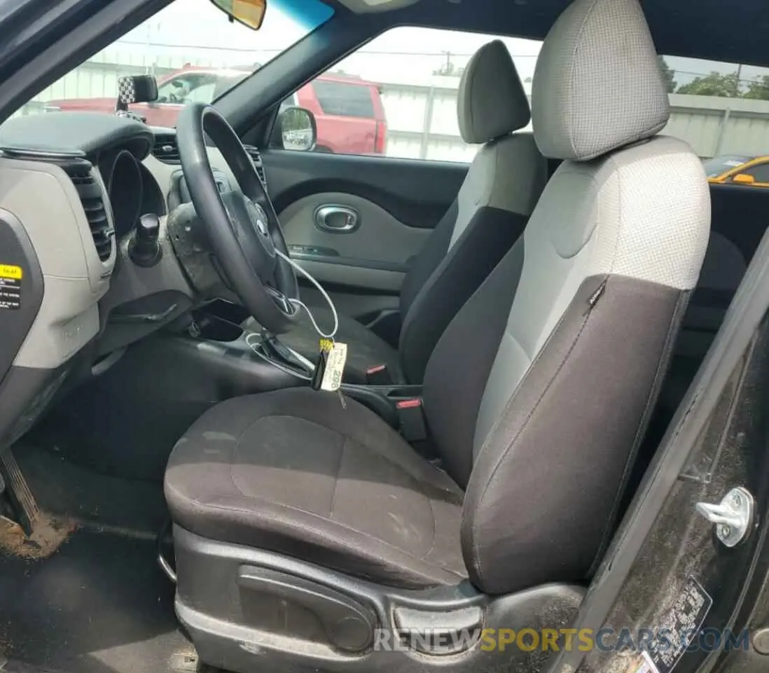 7 Photograph of a damaged car KNDJN2A26K7921702 KIA SOUL 2019