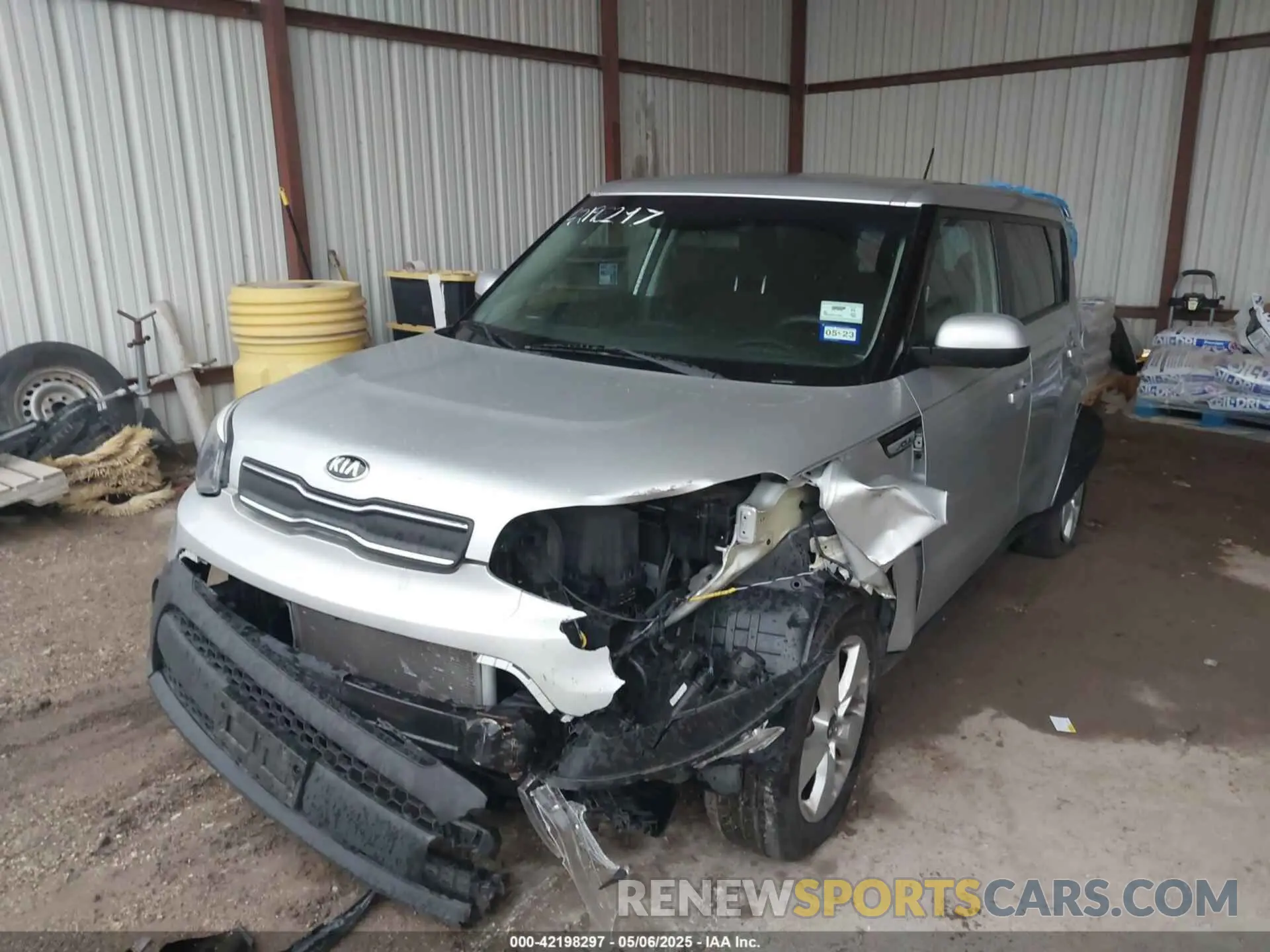 2 Photograph of a damaged car KNDJN2A27K7013680 KIA SOUL 2019