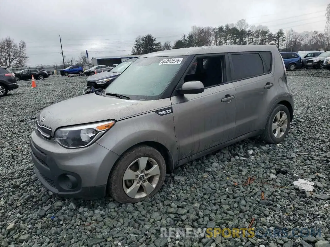 1 Photograph of a damaged car KNDJN2A27K7651119 KIA SOUL 2019