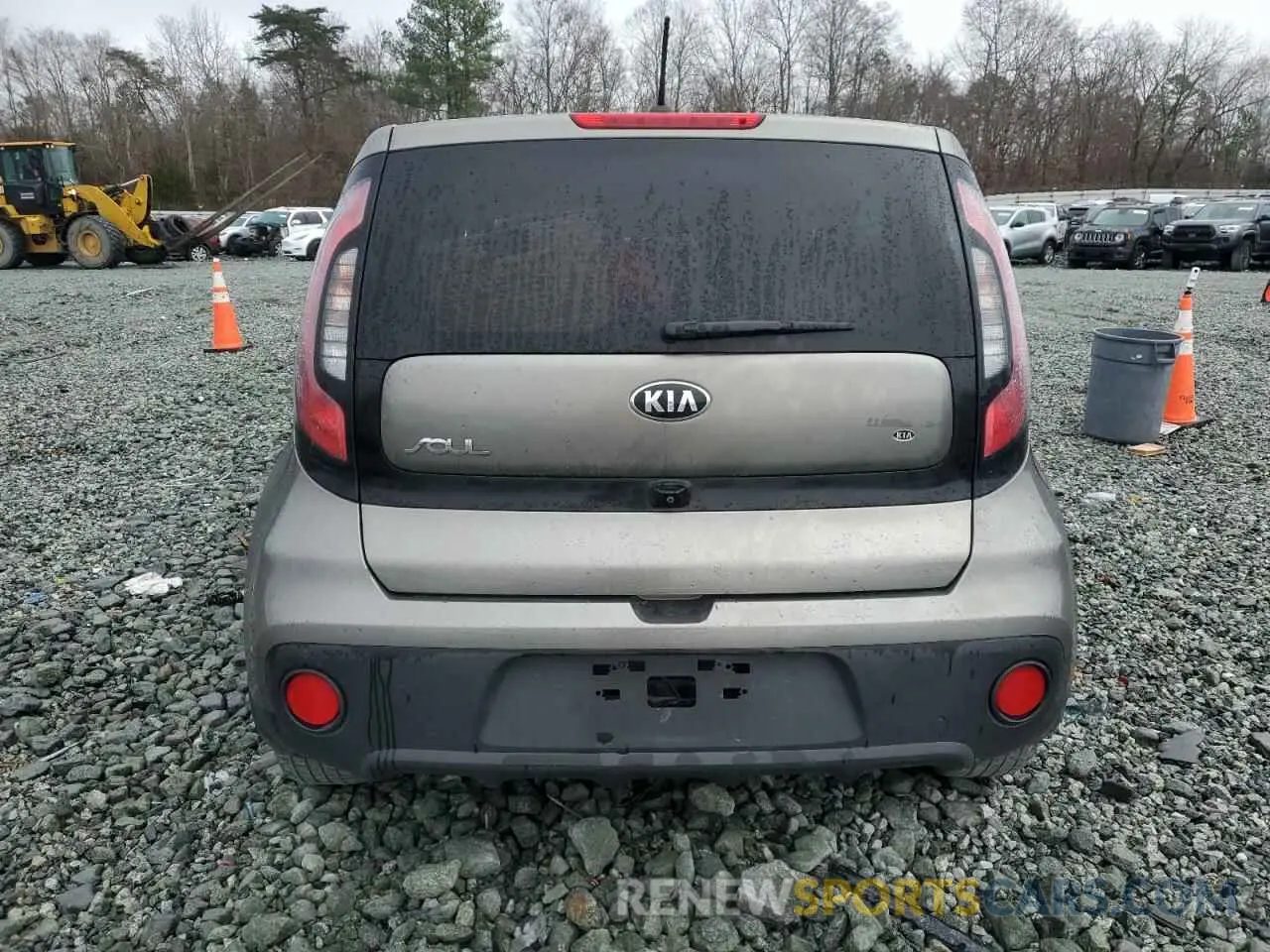 6 Photograph of a damaged car KNDJN2A27K7651119 KIA SOUL 2019