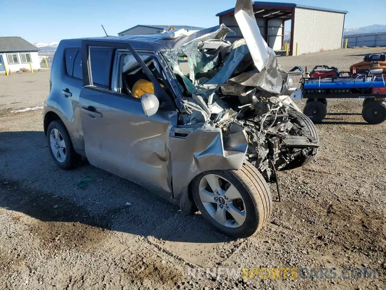 4 Фотография поврежденного автомобиля KNDJN2A28K7650285 KIA SOUL 2019