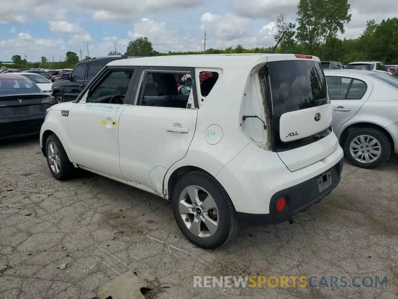 2 Photograph of a damaged car KNDJN2A29K7018427 KIA SOUL 2019
