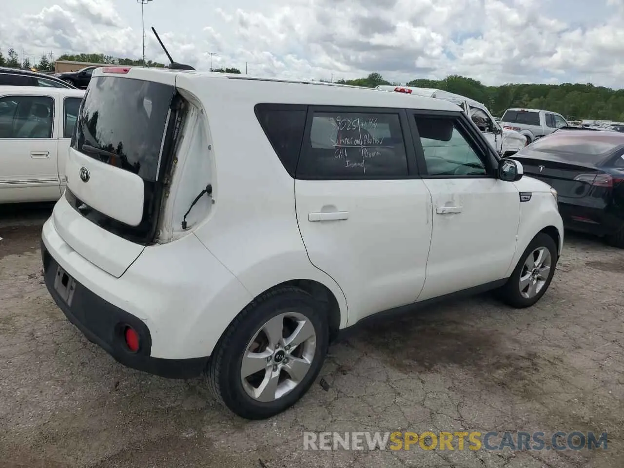 3 Photograph of a damaged car KNDJN2A29K7018427 KIA SOUL 2019