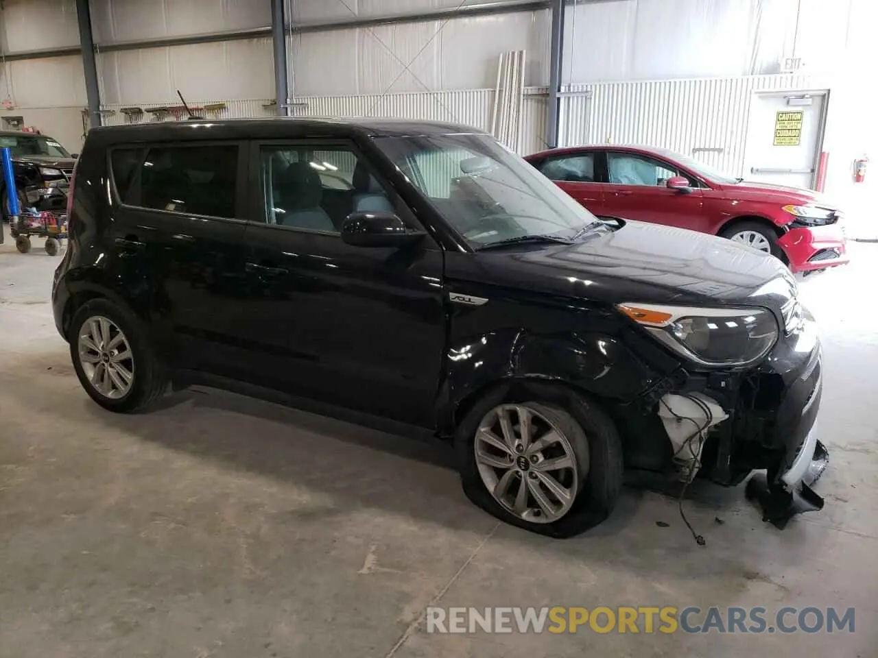4 Photograph of a damaged car KNDJP3A51K7676205 KIA SOUL 2019