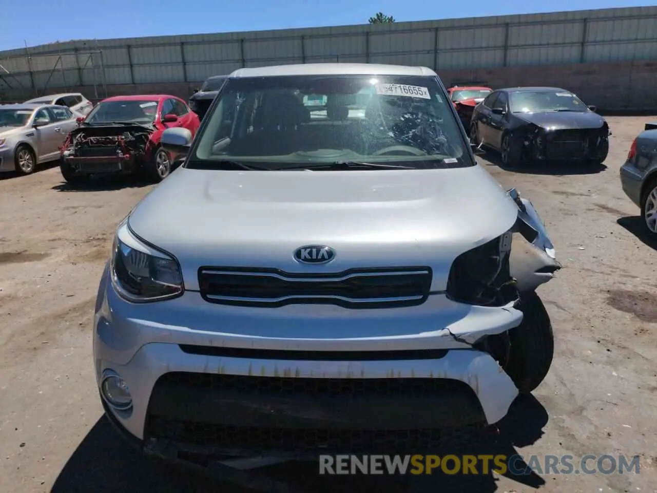 5 Photograph of a damaged car KNDJP3A54K7005529 KIA SOUL 2019