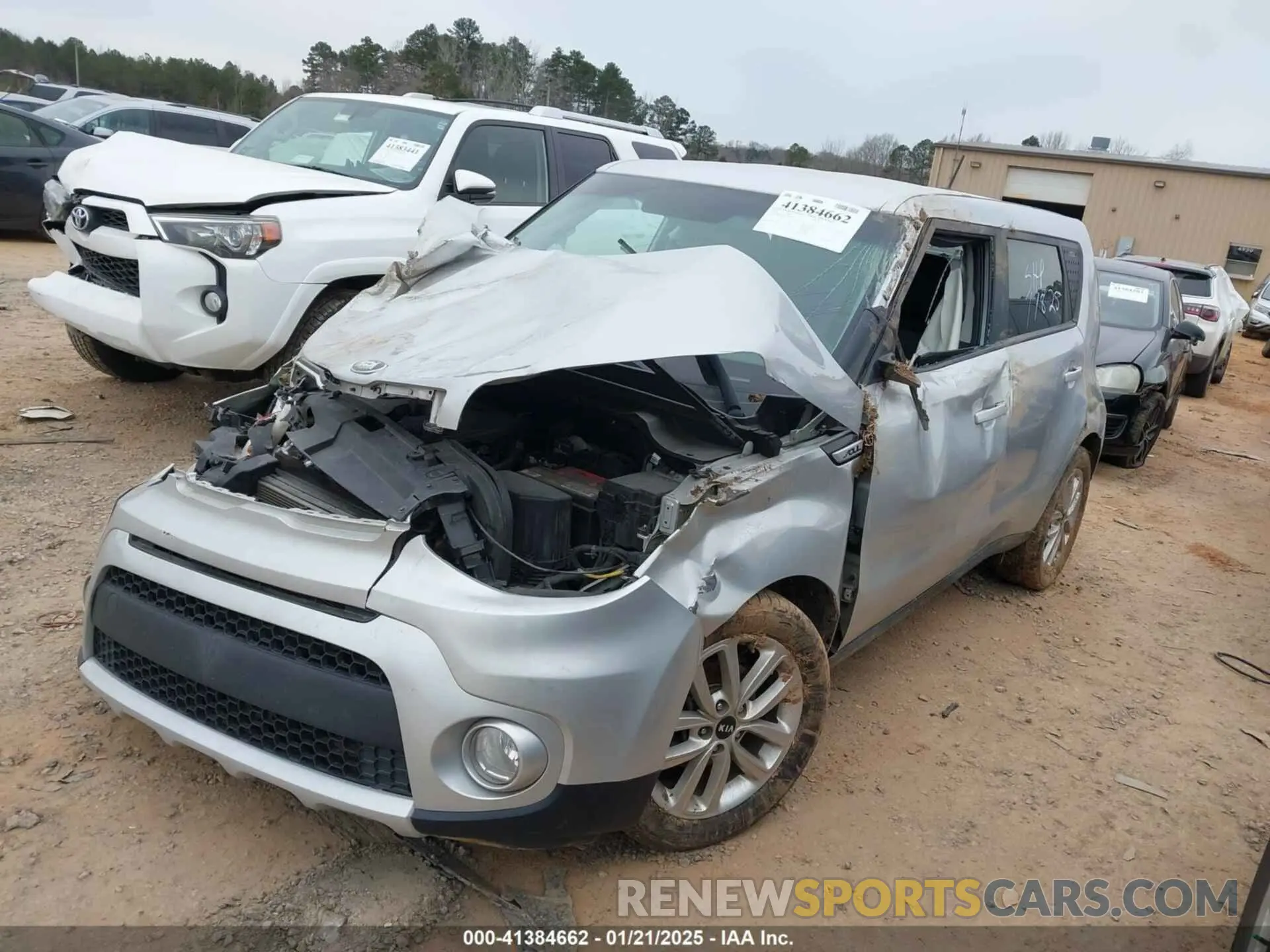 2 Photograph of a damaged car KNDJP3A59K7690983 KIA SOUL 2019