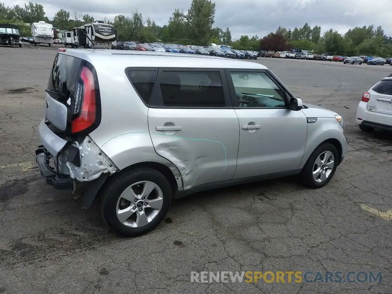 3 Photograph of a damaged car KNDJP3A5XK7698039 KIA SOUL 2019