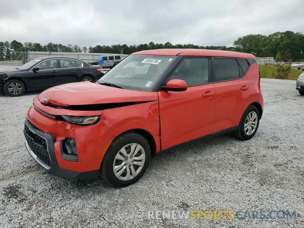 1 Photograph of a damaged car KNDJ23AU0L7016616 KIA SOUL 2020