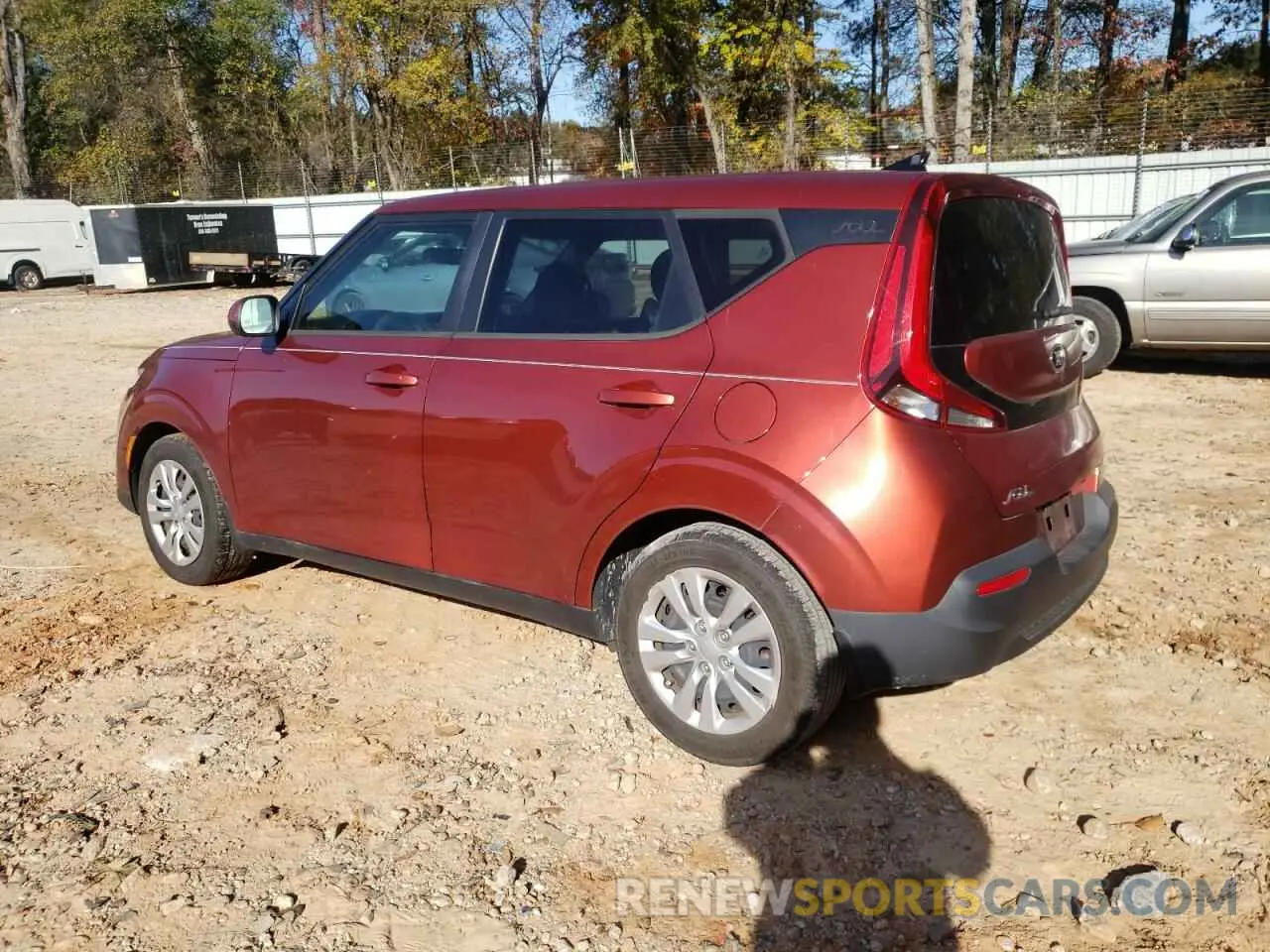 2 Photograph of a damaged car KNDJ23AU0L7032377 KIA SOUL 2020