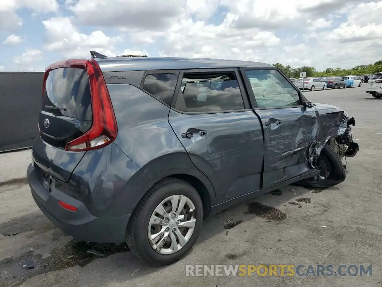 3 Photograph of a damaged car KNDJ23AU1L7053383 KIA SOUL 2020