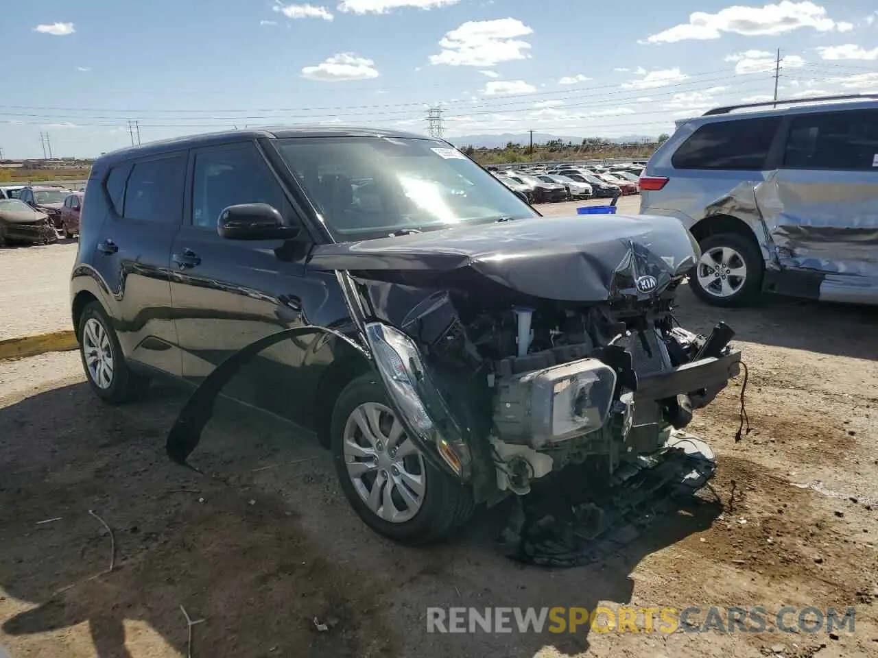 4 Фотография поврежденного автомобиля KNDJ23AU1L7062780 KIA SOUL 2020