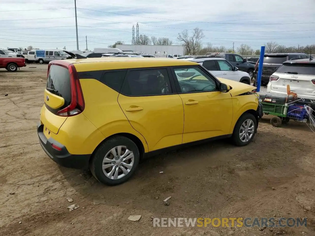 3 Photograph of a damaged car KNDJ23AU1L7100931 KIA SOUL 2020