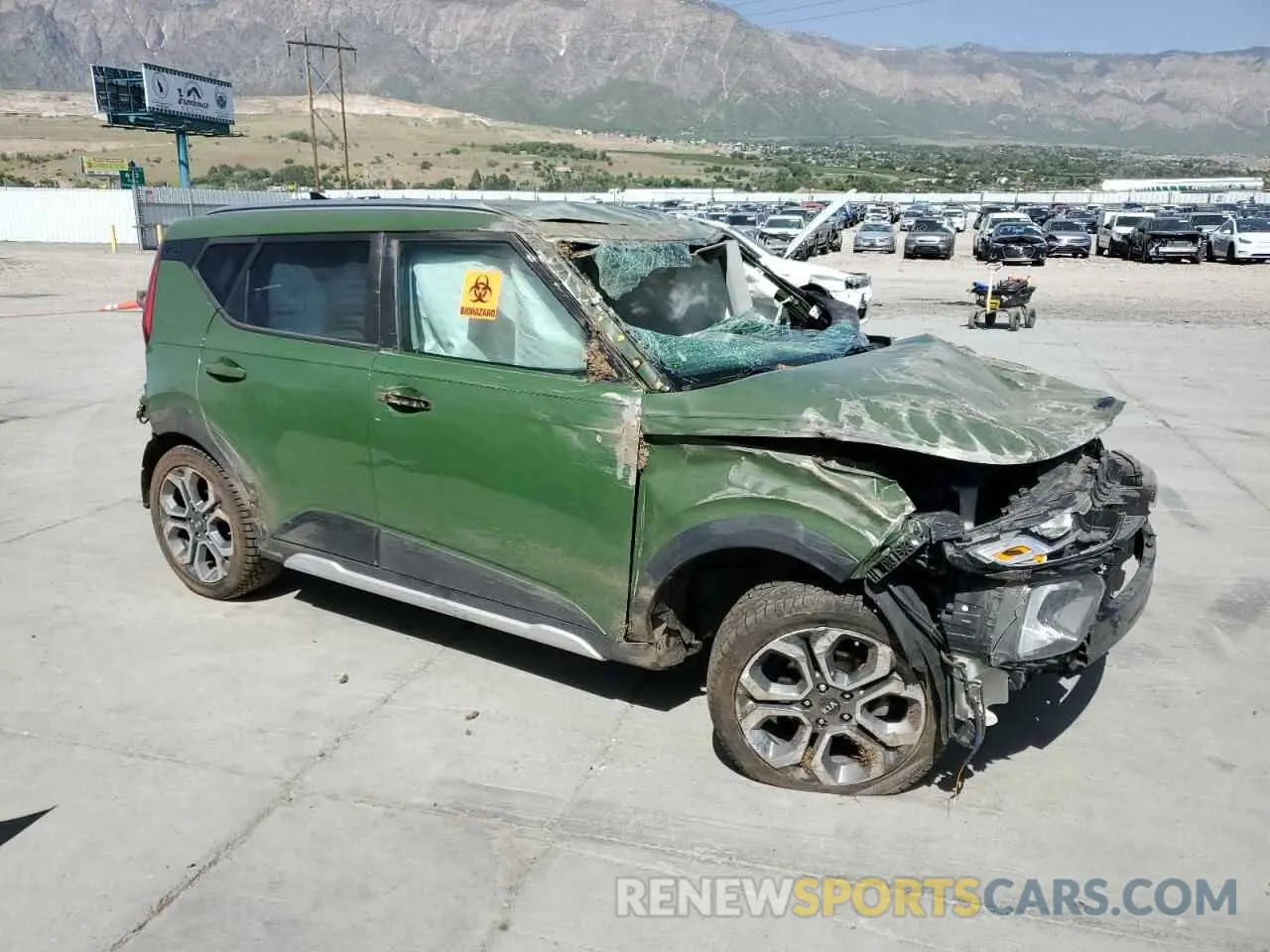 4 Фотография поврежденного автомобиля KNDJ23AU2L7042909 KIA SOUL 2020
