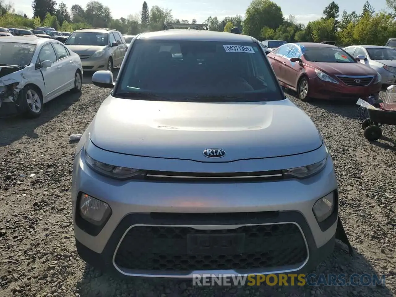 5 Photograph of a damaged car KNDJ23AU2L7056311 KIA SOUL 2020