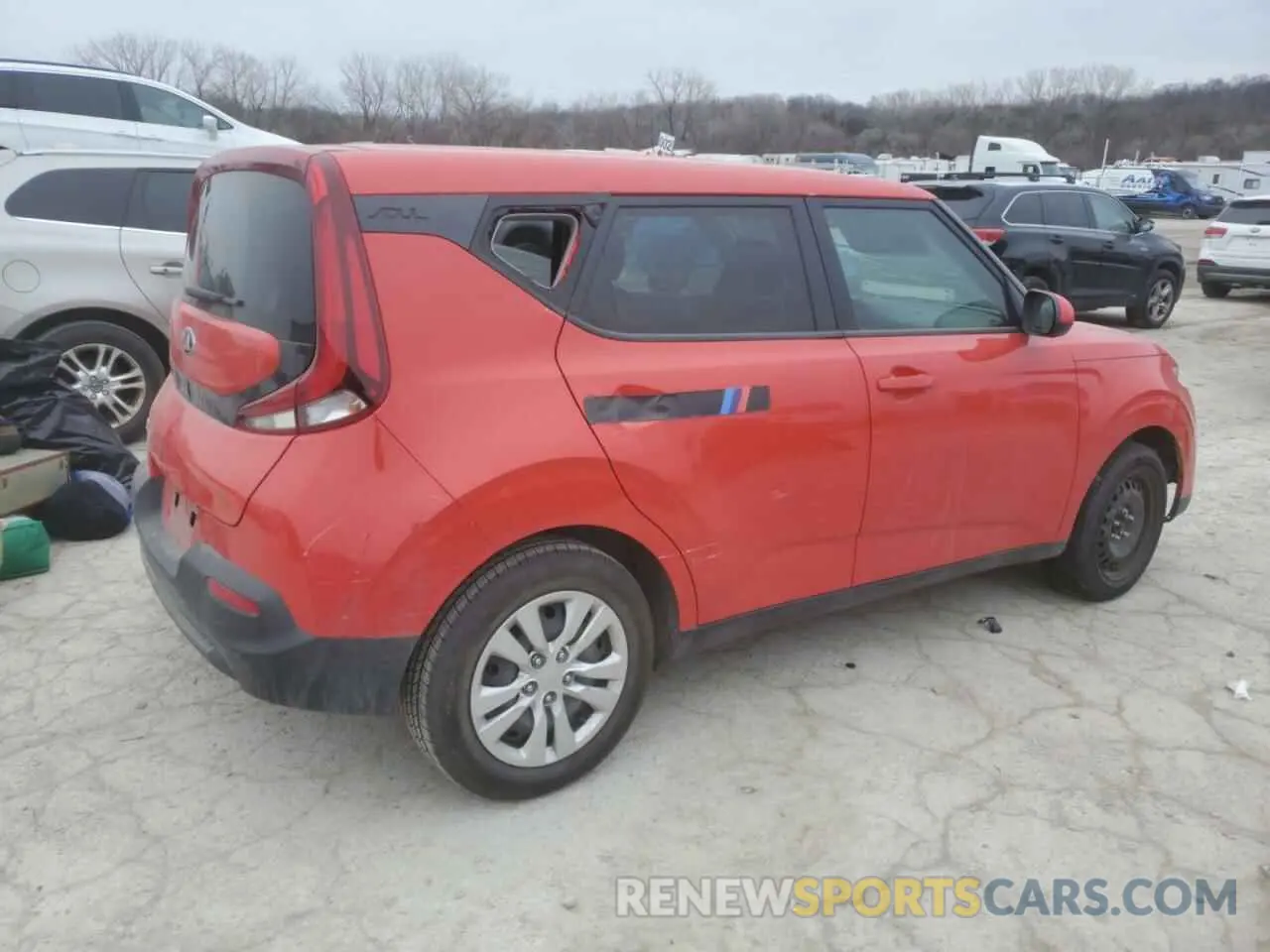 3 Фотография поврежденного автомобиля KNDJ23AU2L7061301 KIA SOUL 2020