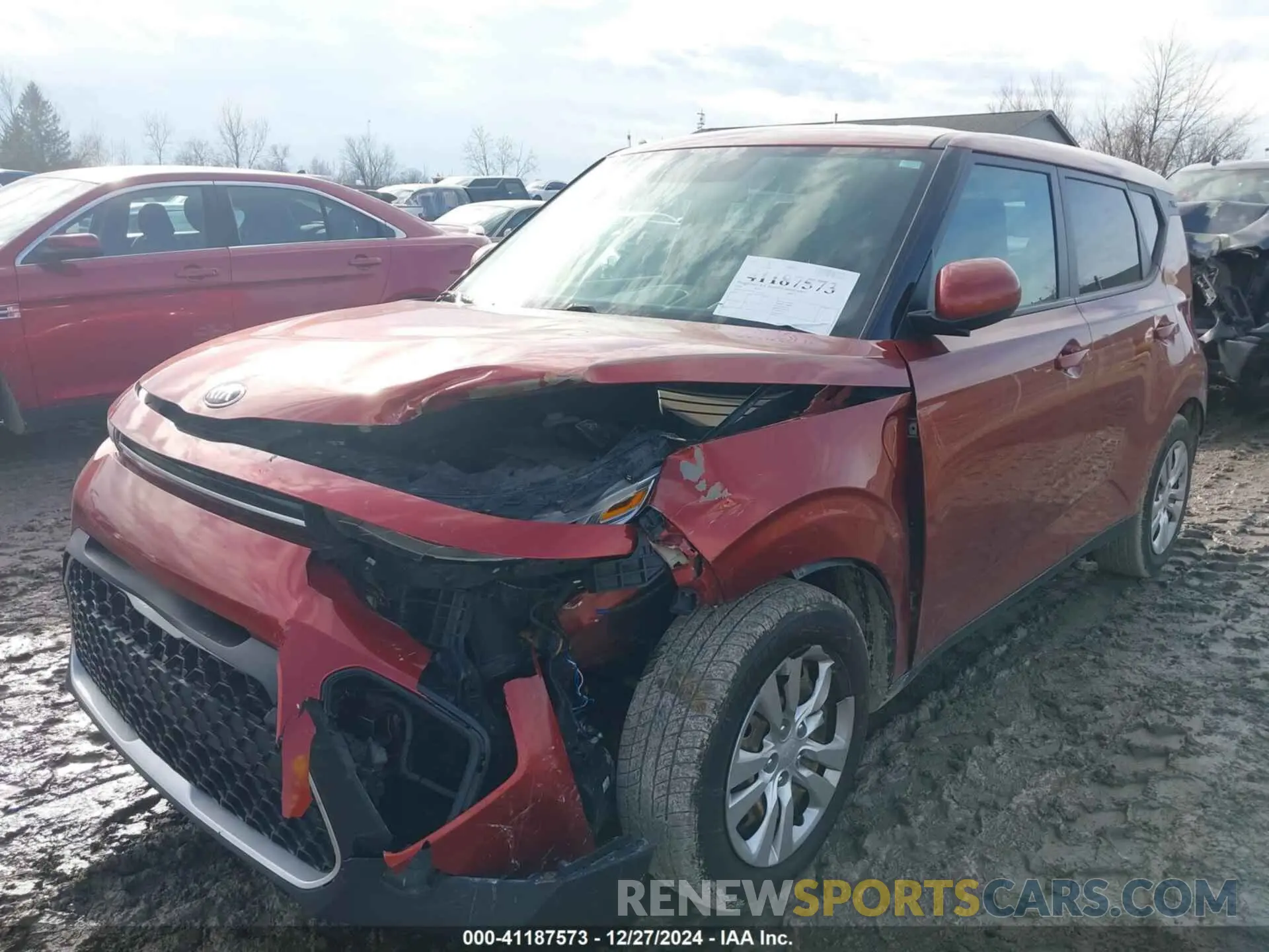 2 Photograph of a damaged car KNDJ23AU2L7100579 KIA SOUL 2020