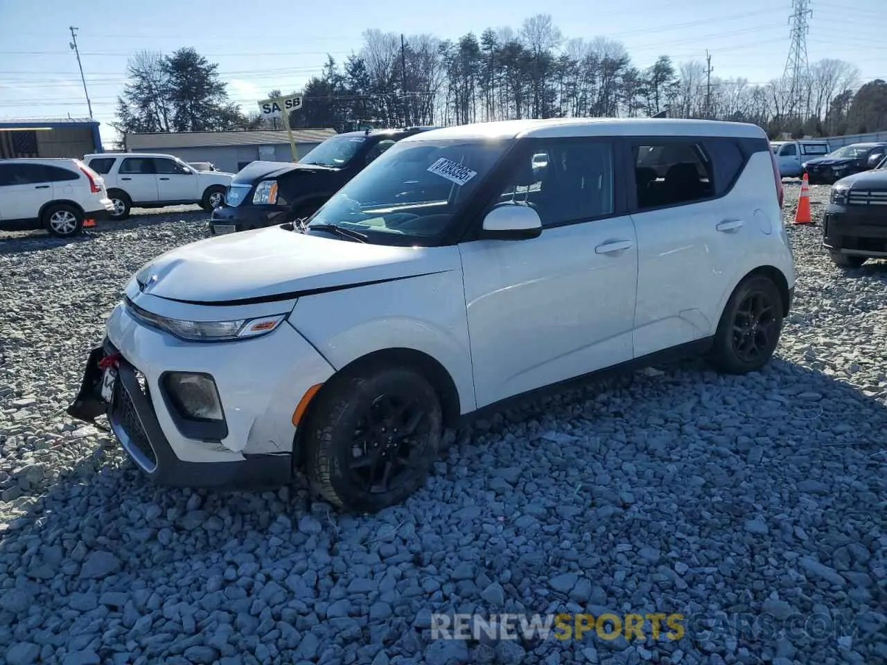 1 Photograph of a damaged car KNDJ23AU3L7006971 KIA SOUL 2020