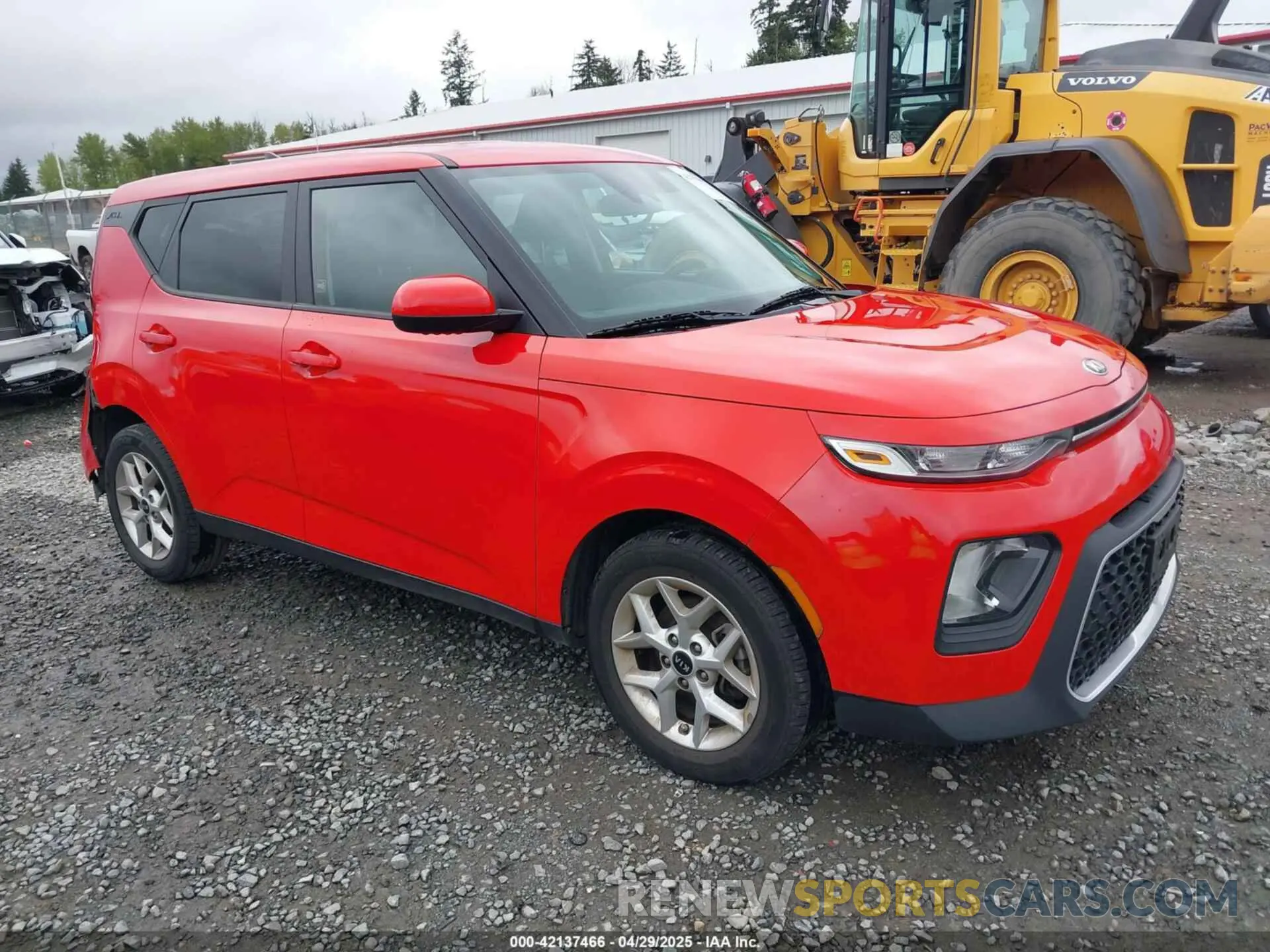 1 Photograph of a damaged car KNDJ23AU3L7009028 KIA SOUL 2020