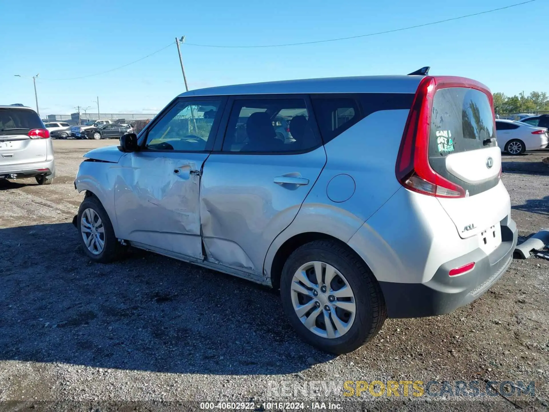 3 Фотография поврежденного автомобиля KNDJ23AU3L7728442 KIA SOUL 2020
