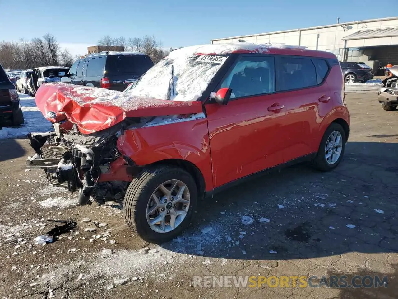 1 Photograph of a damaged car KNDJ23AU4L7003478 KIA SOUL 2020