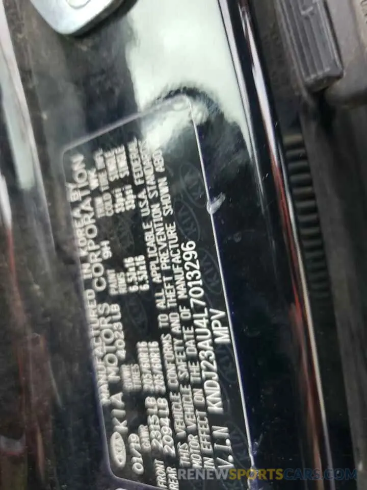 13 Фотография поврежденного автомобиля KNDJ23AU4L7013296 KIA SOUL 2020