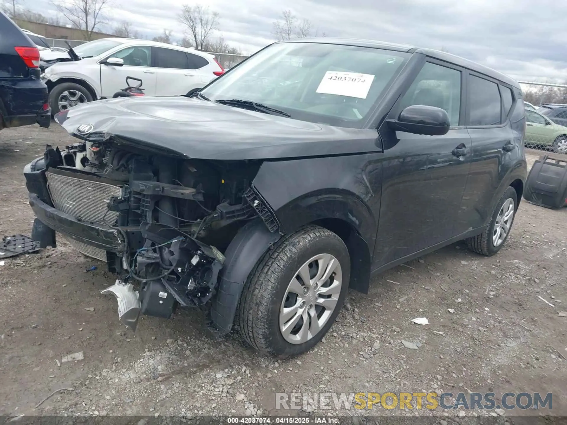 2 Photograph of a damaged car KNDJ23AU4L7020605 KIA SOUL 2020