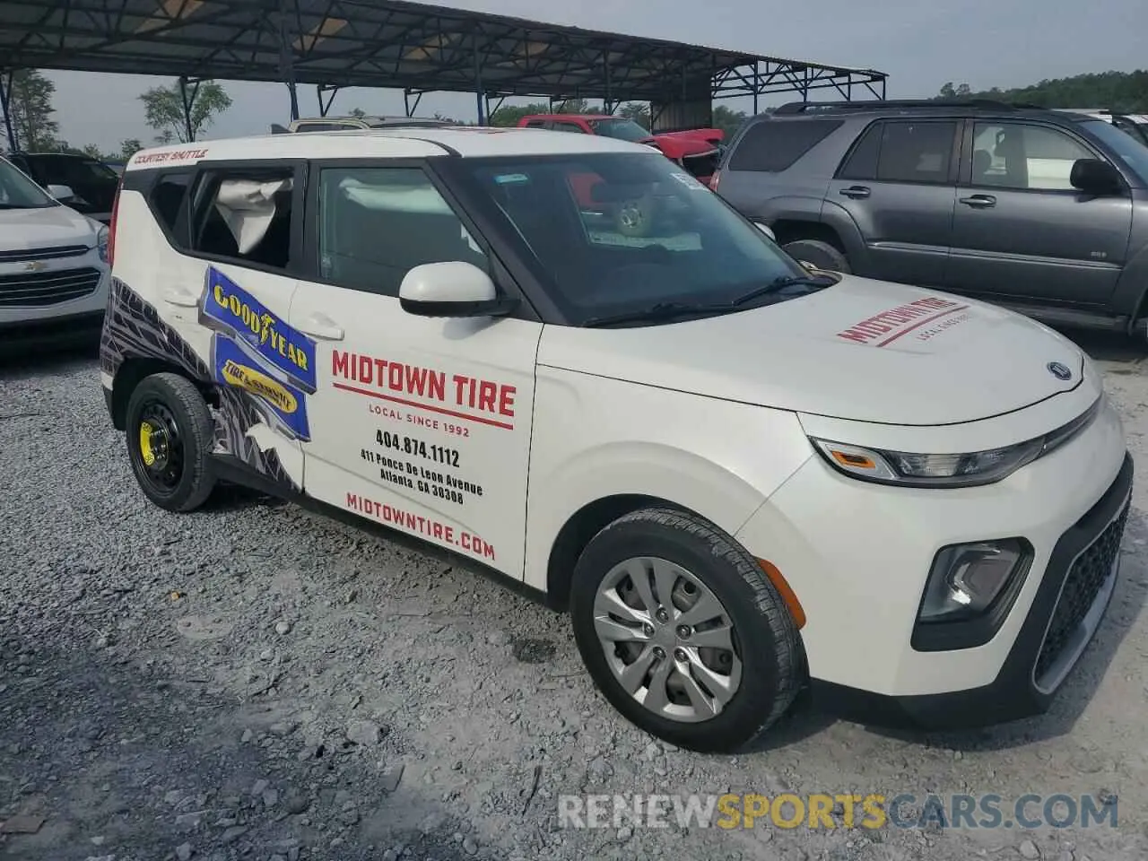 4 Фотография поврежденного автомобиля KNDJ23AU4L7714615 KIA SOUL 2020