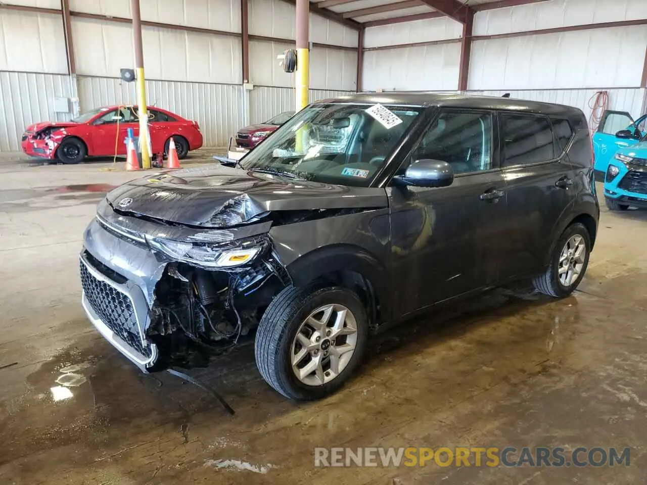 1 Photograph of a damaged car KNDJ23AU4L7731155 KIA SOUL 2020