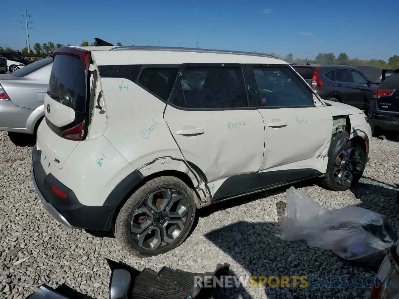 3 Фотография поврежденного автомобиля KNDJ23AU4L7735562 KIA SOUL 2020