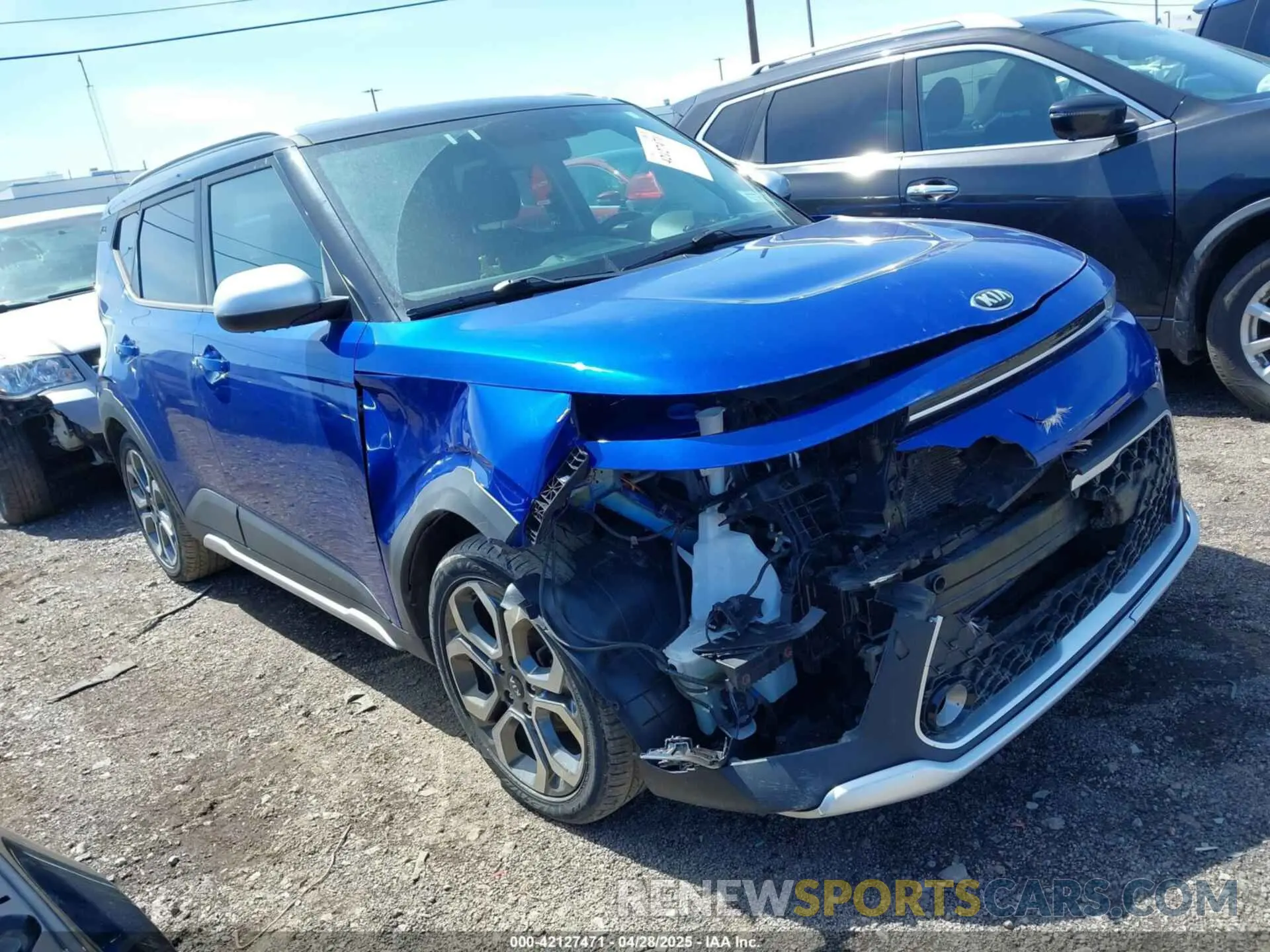 1 Photograph of a damaged car KNDJ23AU5L7070302 KIA SOUL 2020