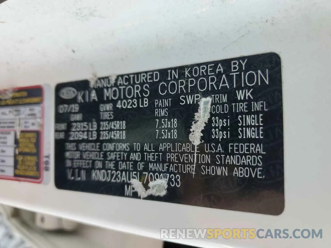 13 Фотография поврежденного автомобиля KNDJ23AU5L7091733 KIA SOUL 2020