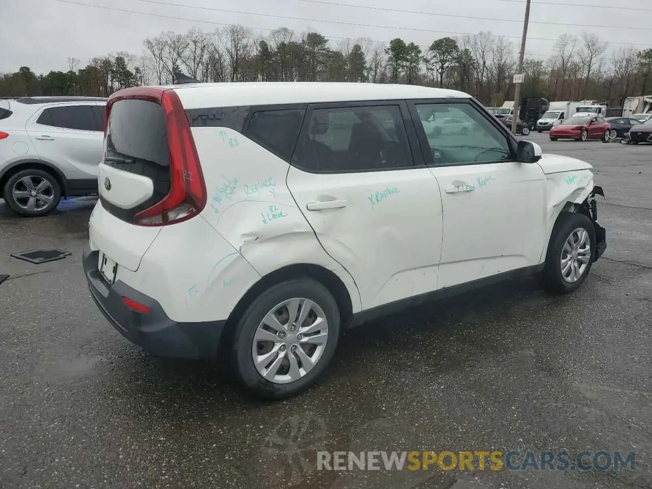 3 Photograph of a damaged car KNDJ23AU5L7705356 KIA SOUL 2020