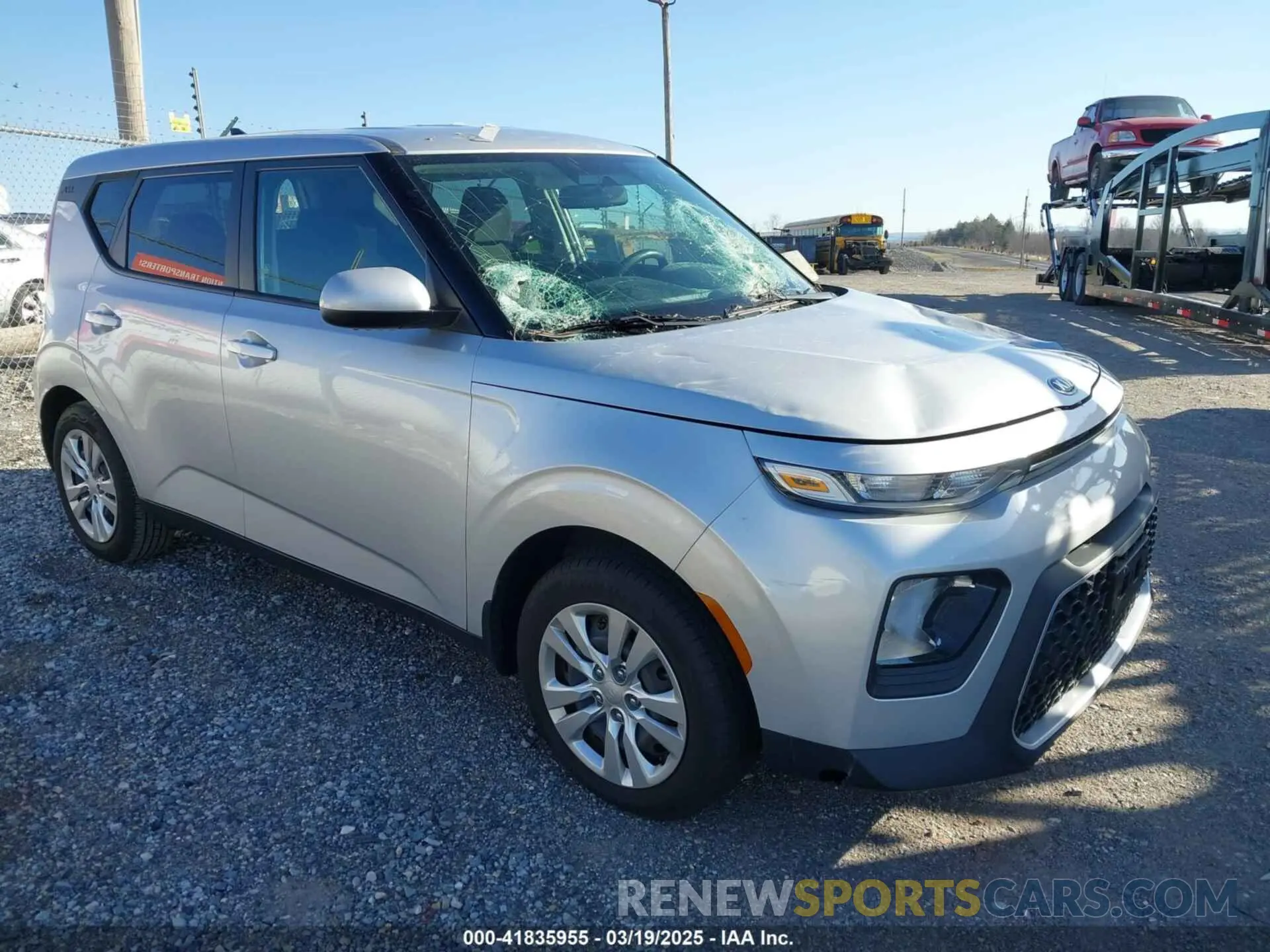 1 Photograph of a damaged car KNDJ23AU6L7734610 KIA SOUL 2020