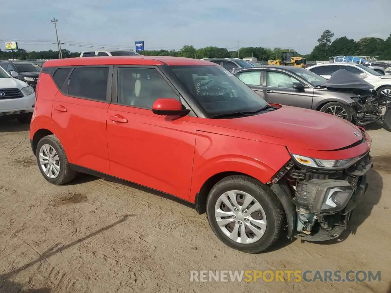 4 Photograph of a damaged car KNDJ23AU7L7031355 KIA SOUL 2020