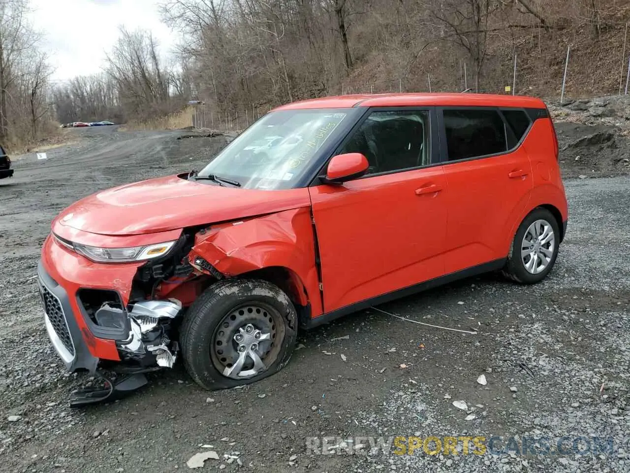 1 Photograph of a damaged car KNDJ23AU7L7069247 KIA SOUL 2020