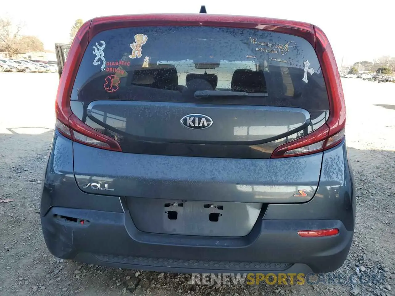 6 Photograph of a damaged car KNDJ23AU7L7721249 KIA SOUL 2020
