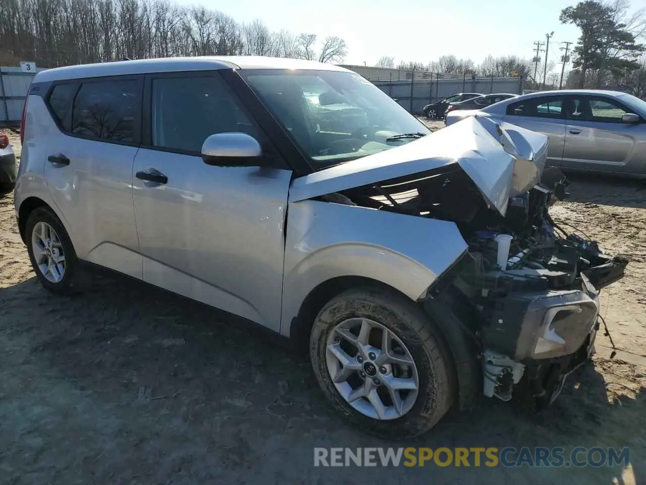 4 Фотография поврежденного автомобиля KNDJ23AU8L7000602 KIA SOUL 2020