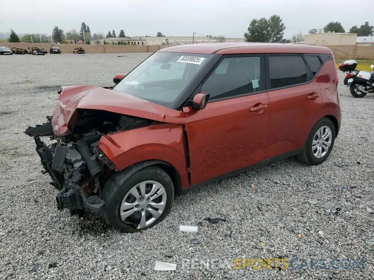 1 Photograph of a damaged car KNDJ23AU8L7053610 KIA SOUL 2020
