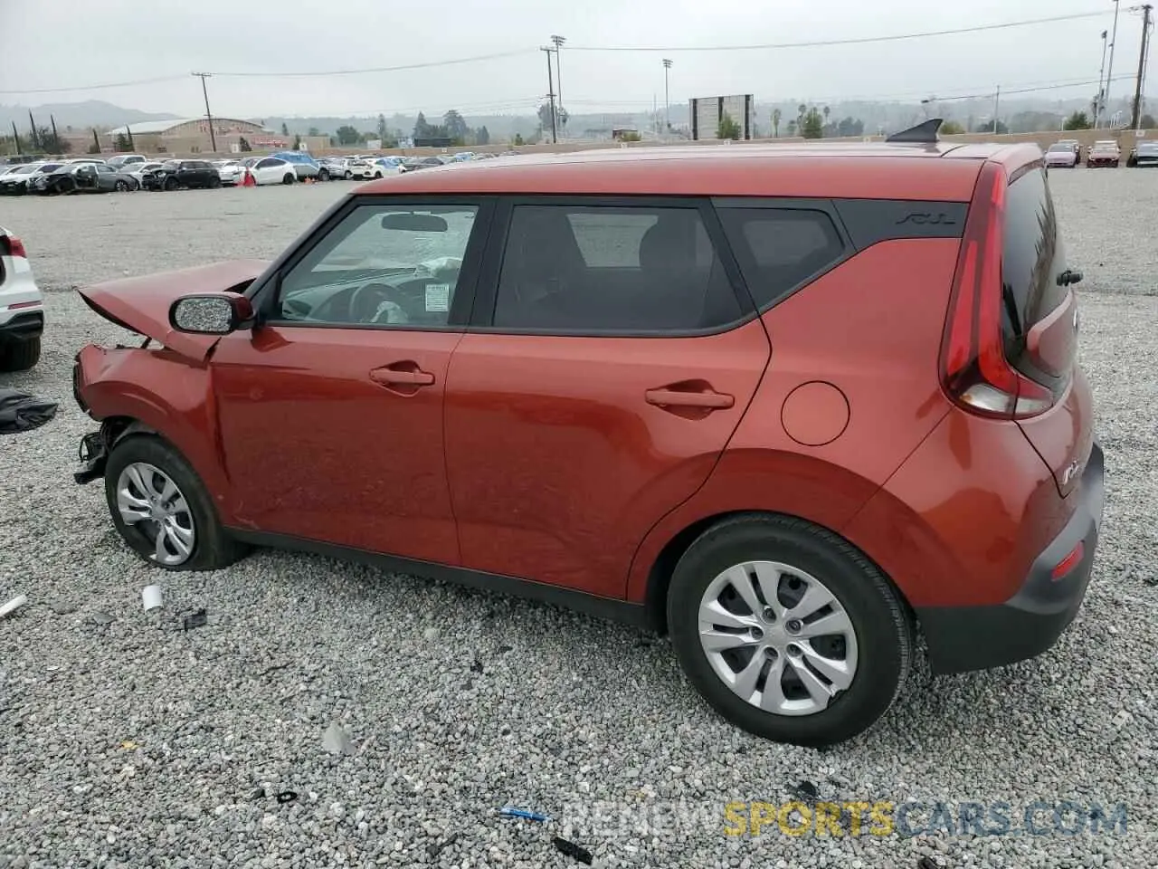2 Photograph of a damaged car KNDJ23AU8L7053610 KIA SOUL 2020
