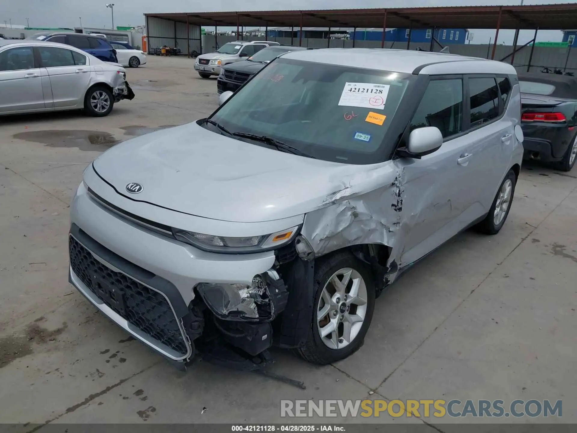 2 Photograph of a damaged car KNDJ23AU8L7054546 KIA SOUL 2020