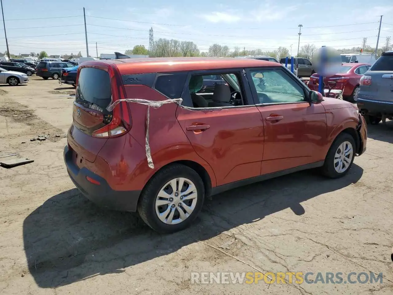 3 Photograph of a damaged car KNDJ23AU8L7117757 KIA SOUL 2020