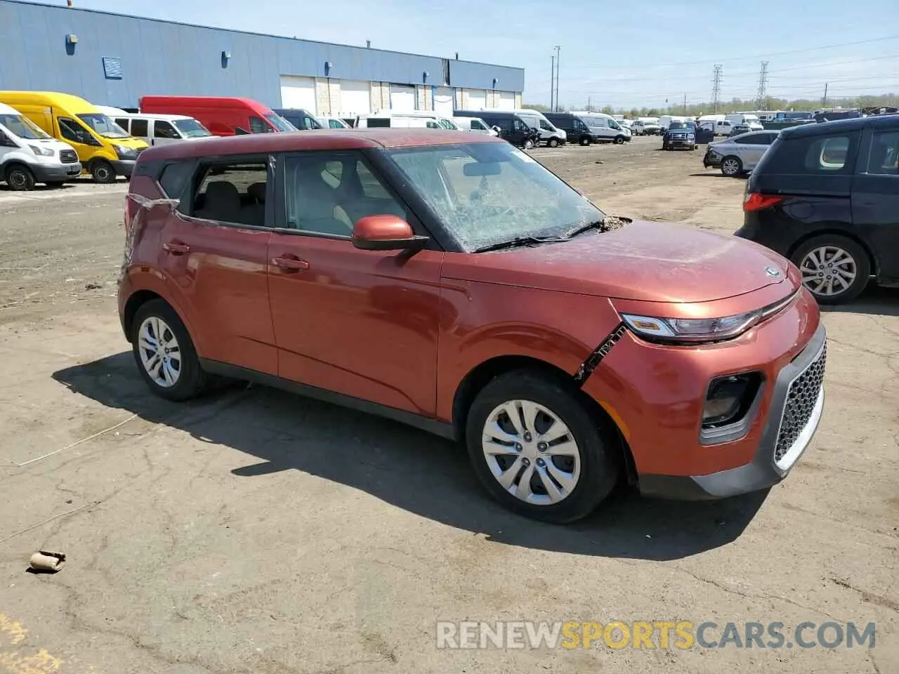 4 Photograph of a damaged car KNDJ23AU8L7117757 KIA SOUL 2020