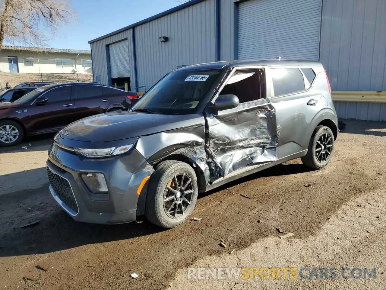 1 Photograph of a damaged car KNDJ23AU8L7722751 KIA SOUL 2020