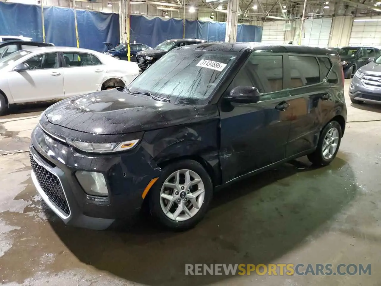 1 Photograph of a damaged car KNDJ23AU9L7708857 KIA SOUL 2020