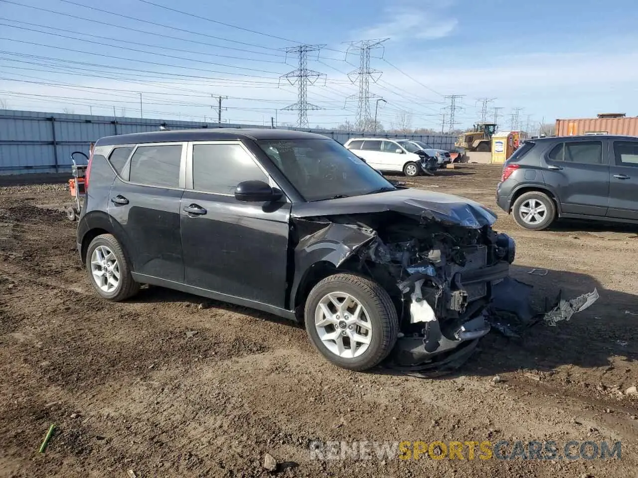 4 Фотография поврежденного автомобиля KNDJ23AU9L7725044 KIA SOUL 2020