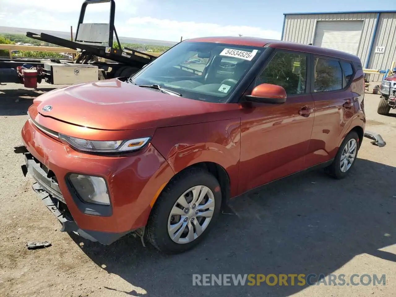 1 Photograph of a damaged car KNDJ23AUXL7032368 KIA SOUL 2020